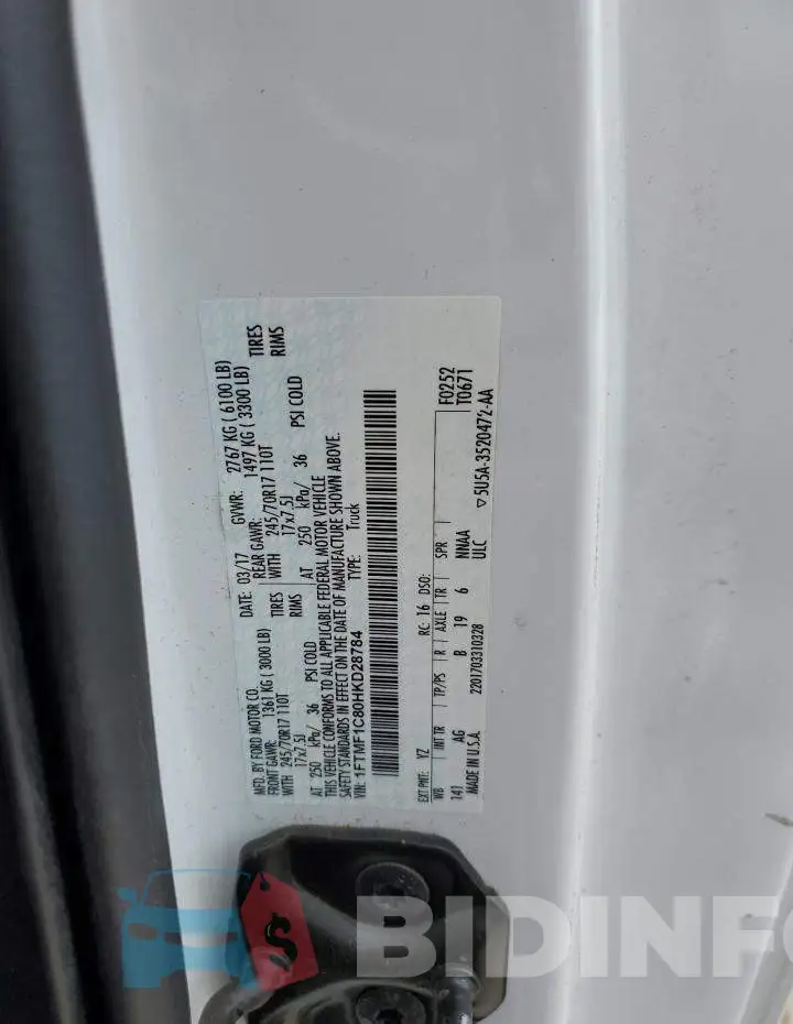 1FTMF1C80HKD28784 Photo# 12
