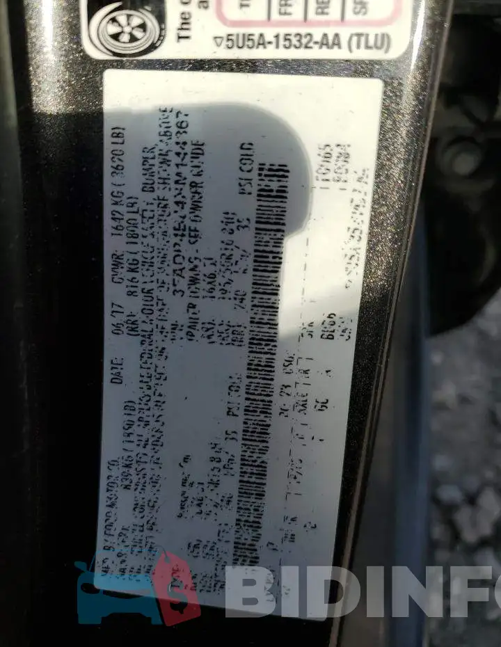 3FADP4BJ4HM144367 Photo# 13
