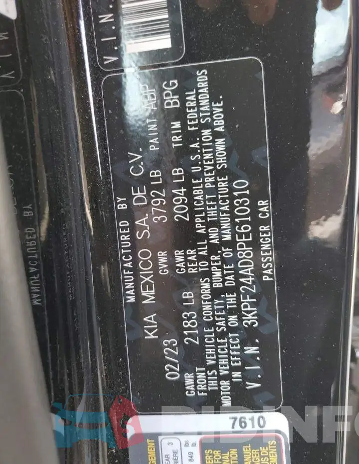 3KPF24AD8PE610310 Photo# 12