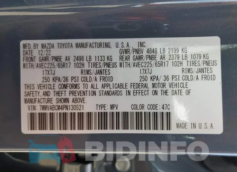 7MMVABCM4PN130521 Photo# 12