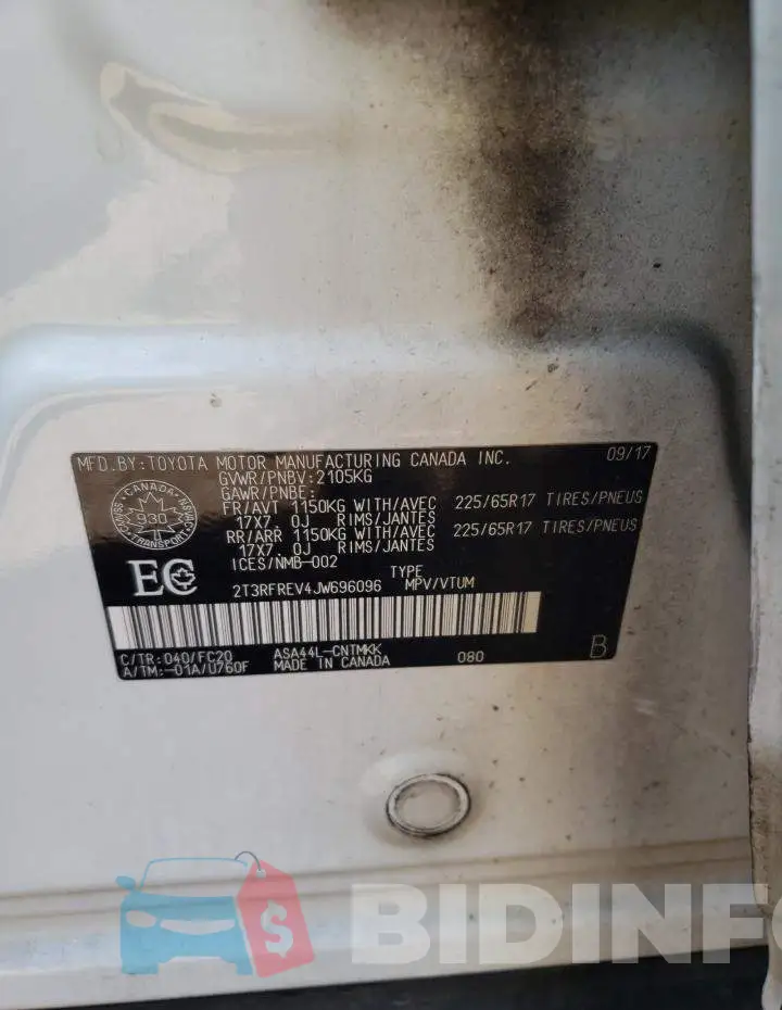 2T3RFREV4JW696096 Photo# 12