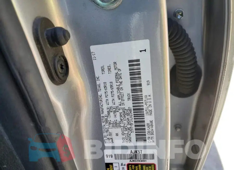 5TFFY5F1XJX234087 Photo# 12