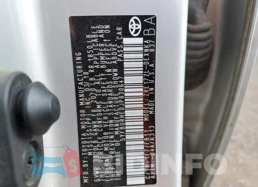 5YFBURHE0JP830647 Photo# 12