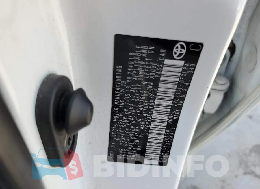 5YFEPRAE4LP098718 Photo# 12