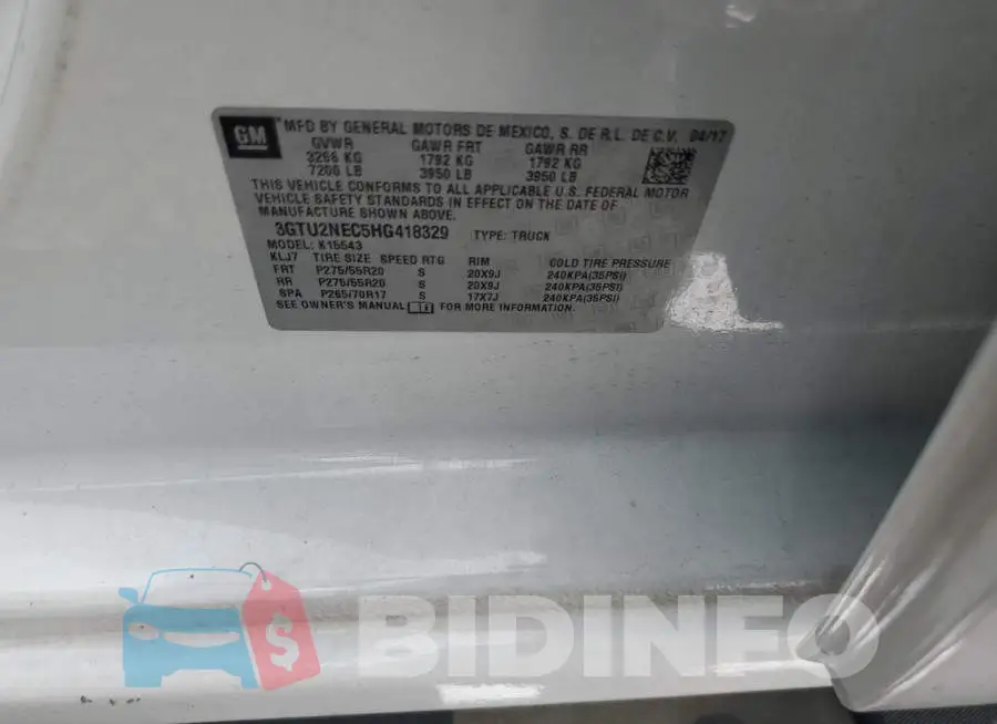 3GTU2NEC5HG418329 Photo# 12