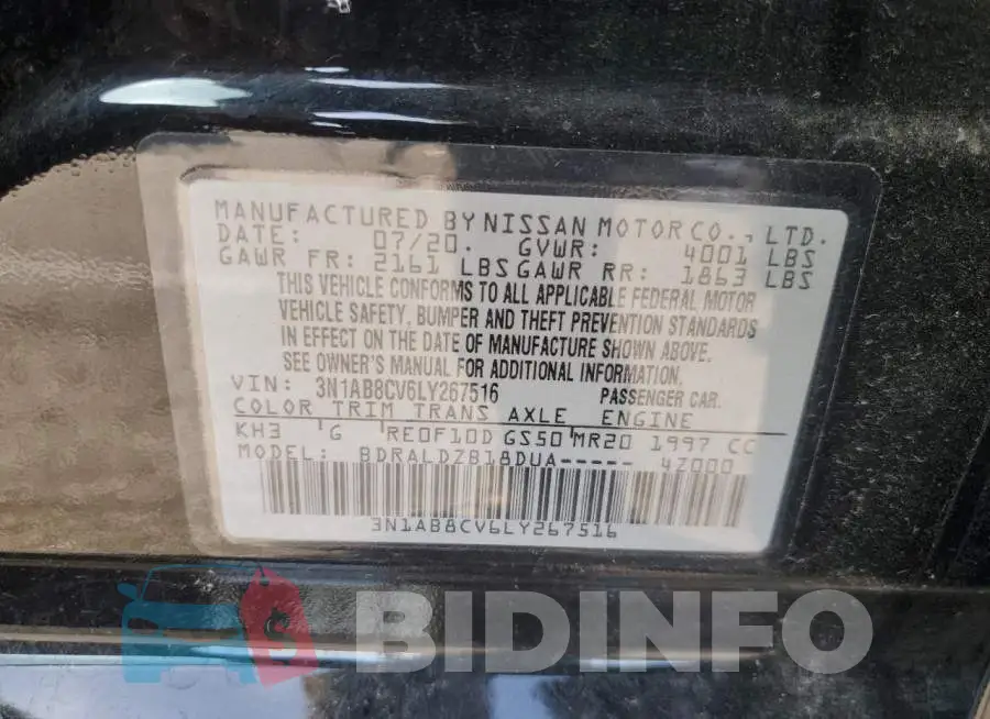 3N1AB8CV6LY267516 Photo# 12