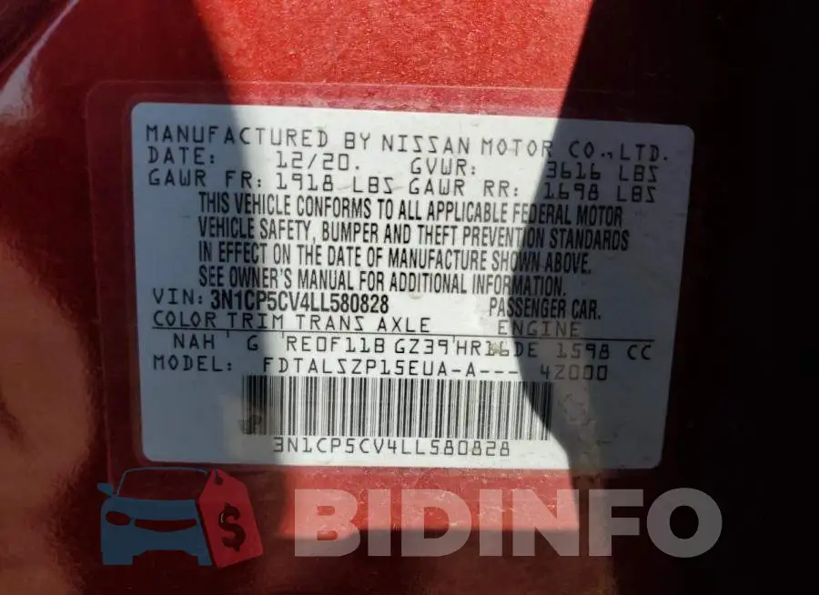3N1CP5CV4LL580828 Photo# 12