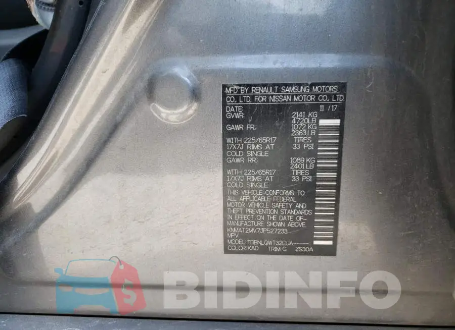 KNMAT2MV7JP527233 Photo# 12