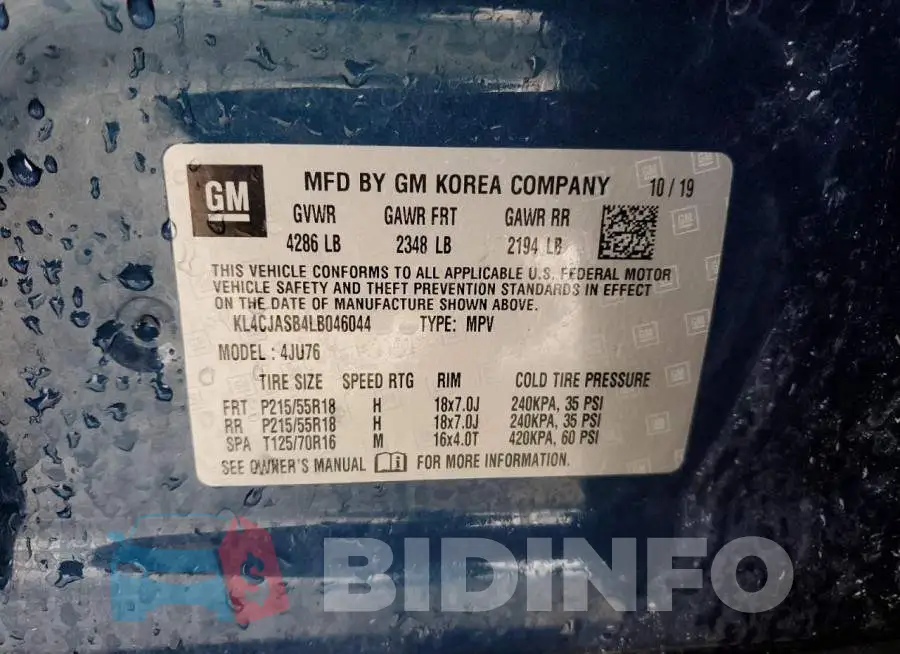 KL4CJASB4LB046044 Photo# 13