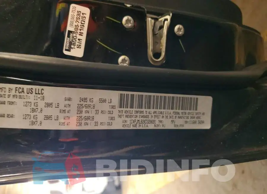 1C4PJMLB2KD320691 Photo# 13