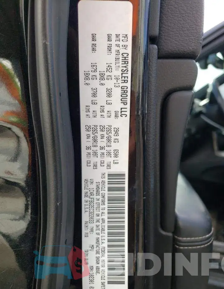 1C4RJFBG2EC322033 Photo# 13