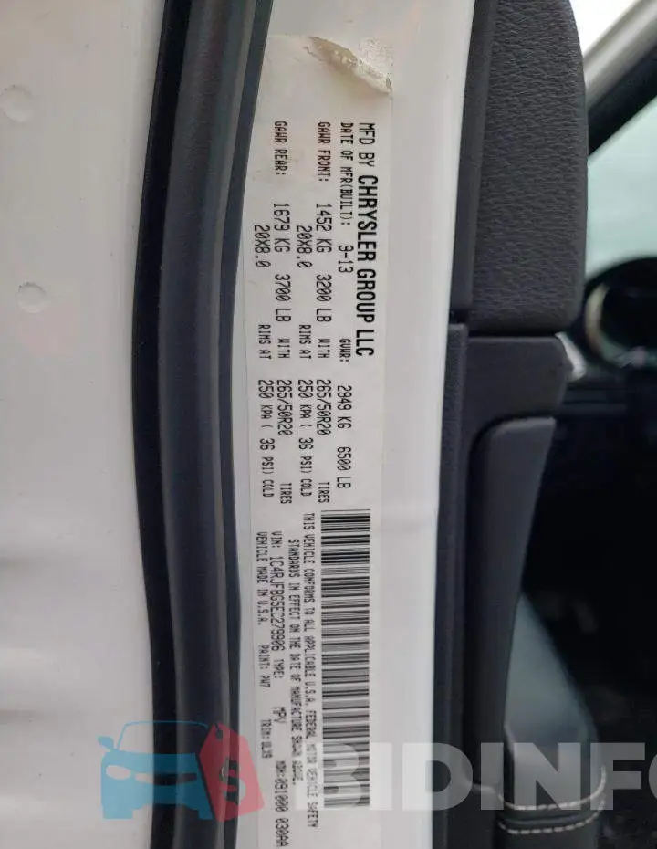 1C4RJFBG5EC279906 Photo# 12