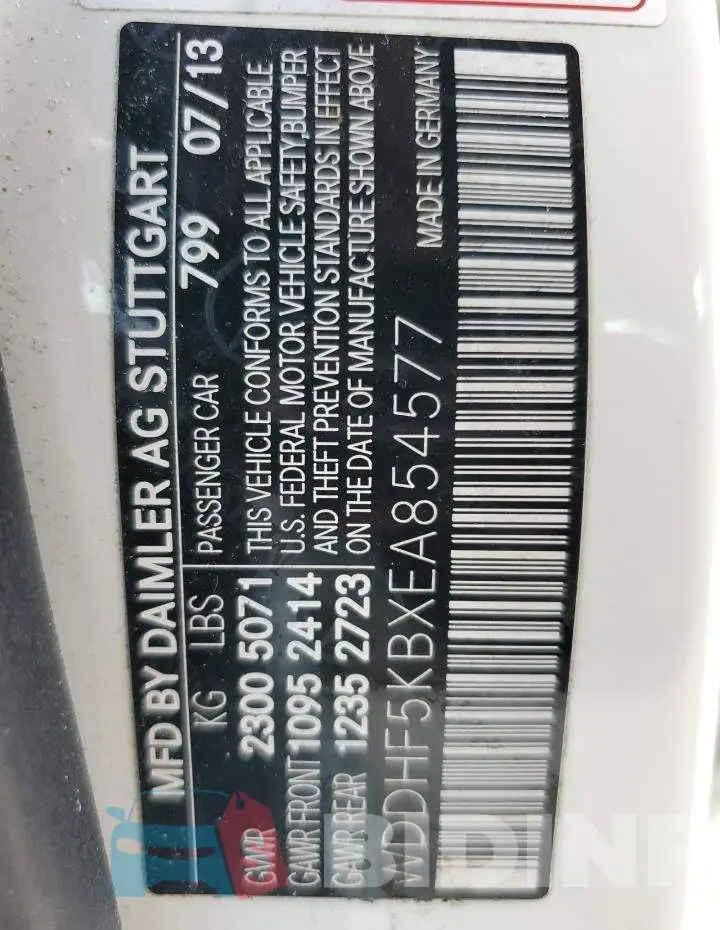 WDDHF5KBXEA854577 Photo# 12
