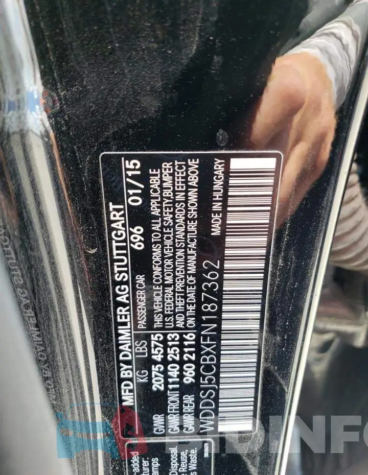 WDDSJ5CBXFN187362 Photo# 13