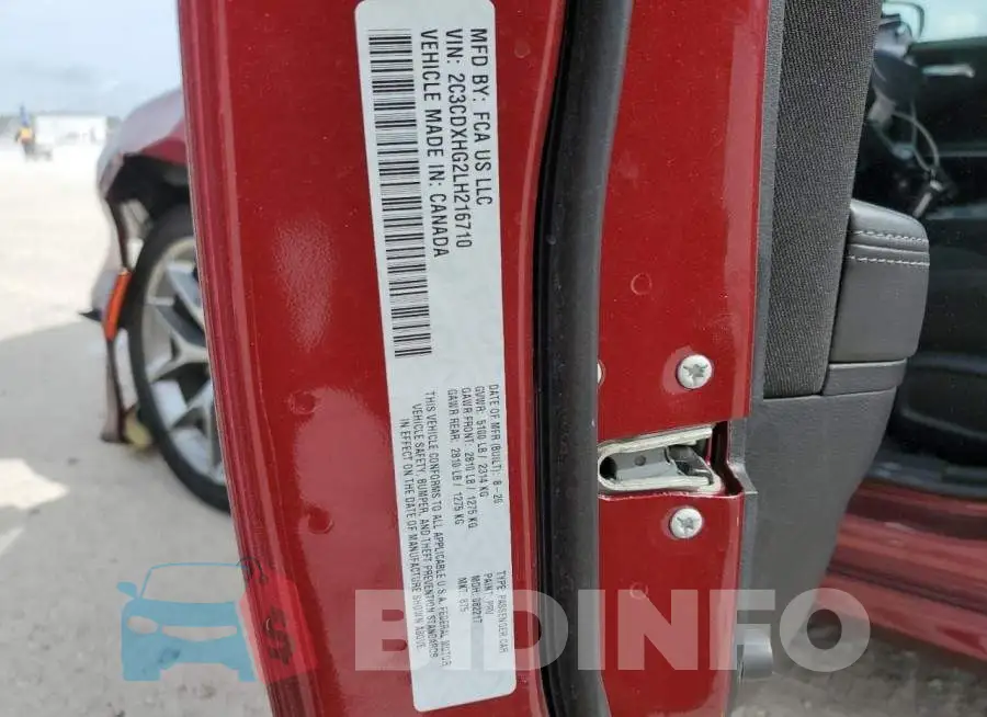 2C3CDXHG2LH216710 Photo# 12