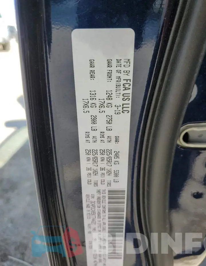 3C4PDCAB5KT744221 Photo# 13