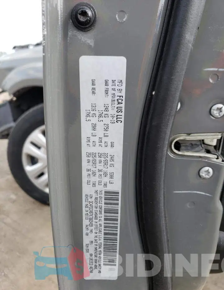 3C4PDCAB7KT865459 Photo# 13