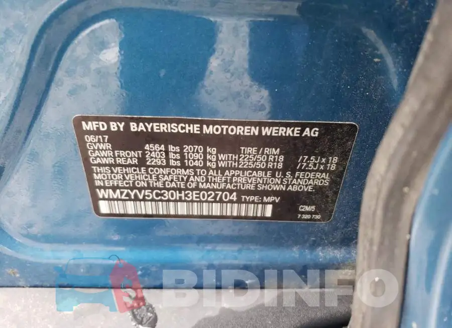 WMZYV5C30H3E02704 Photo# 12
