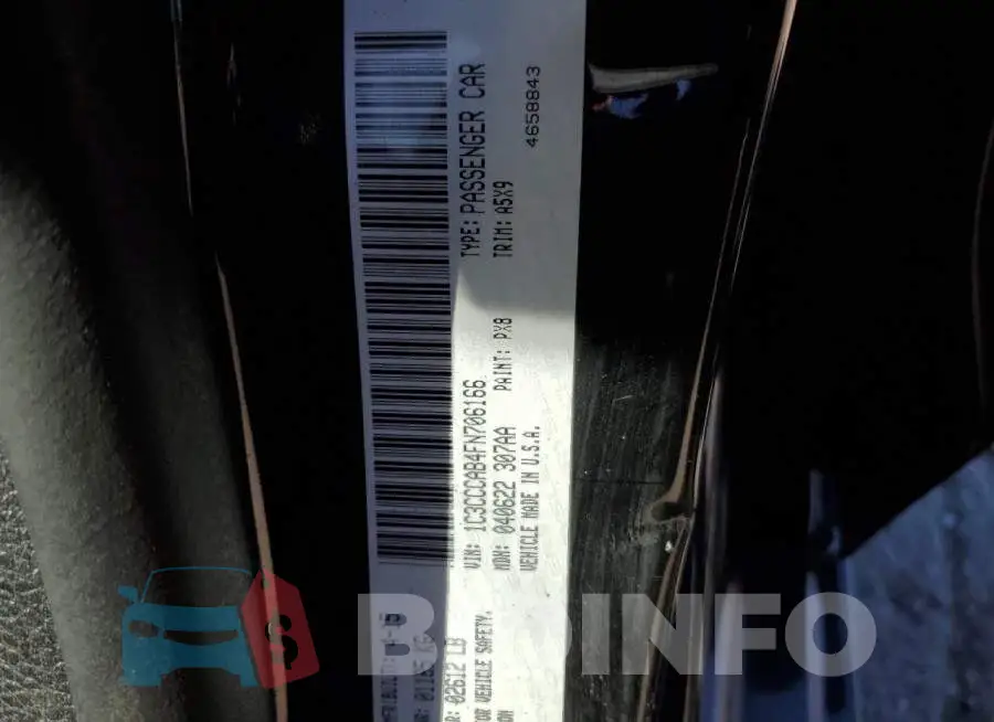 1C3CCCAB4FN706166 Photo# 13