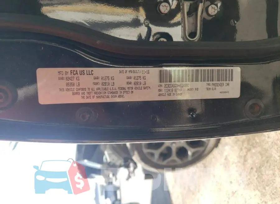 2C3CCAGG3HH534991 Photo# 13