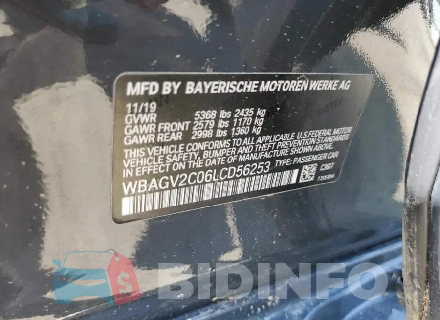 WBAGV2C06LCD56253 Photo# 13