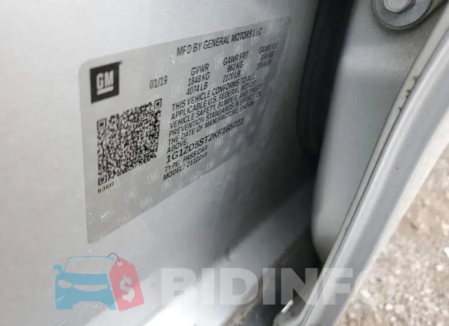1G1ZD5ST2KF165721 Photo# 12