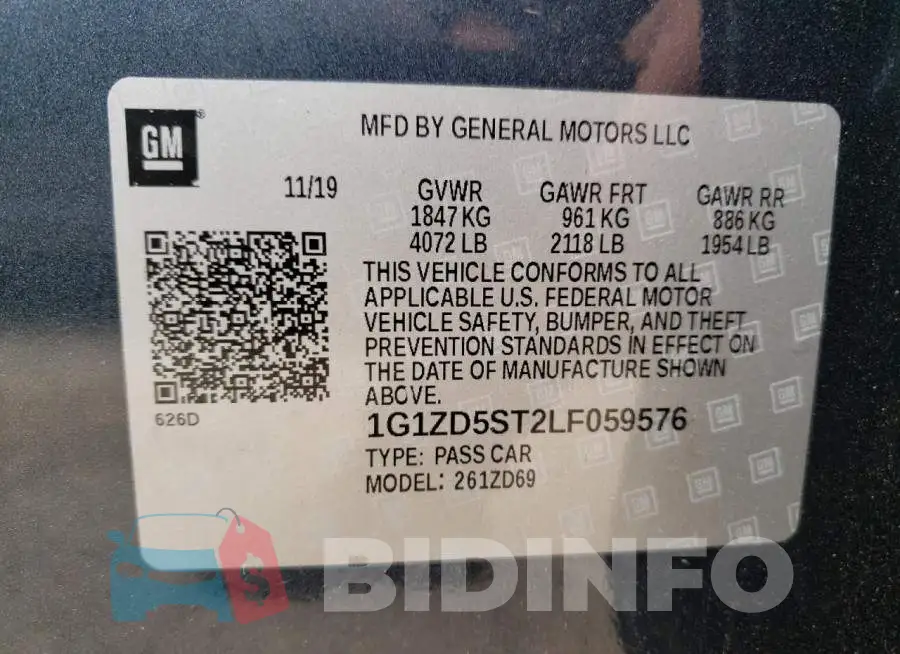 1G1ZD5ST2LF059576 Photo# 12
