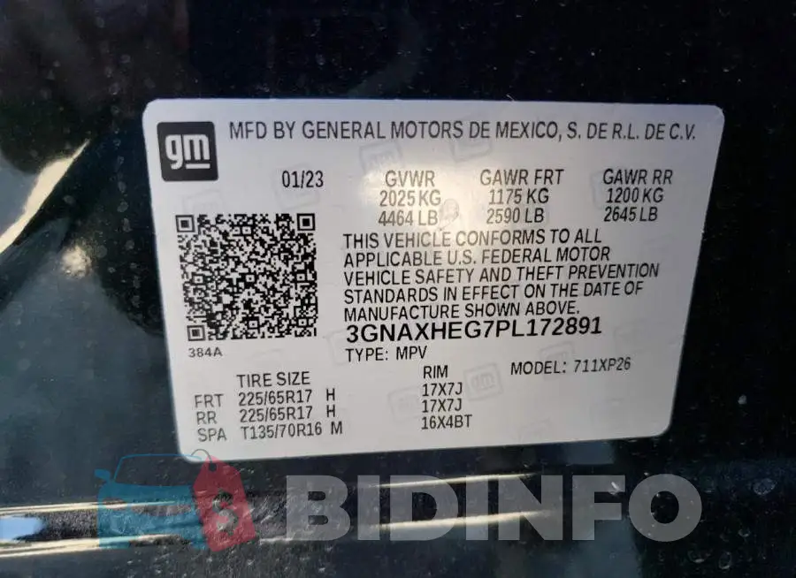 3GNAXHEG7PL172891 Photo# 12