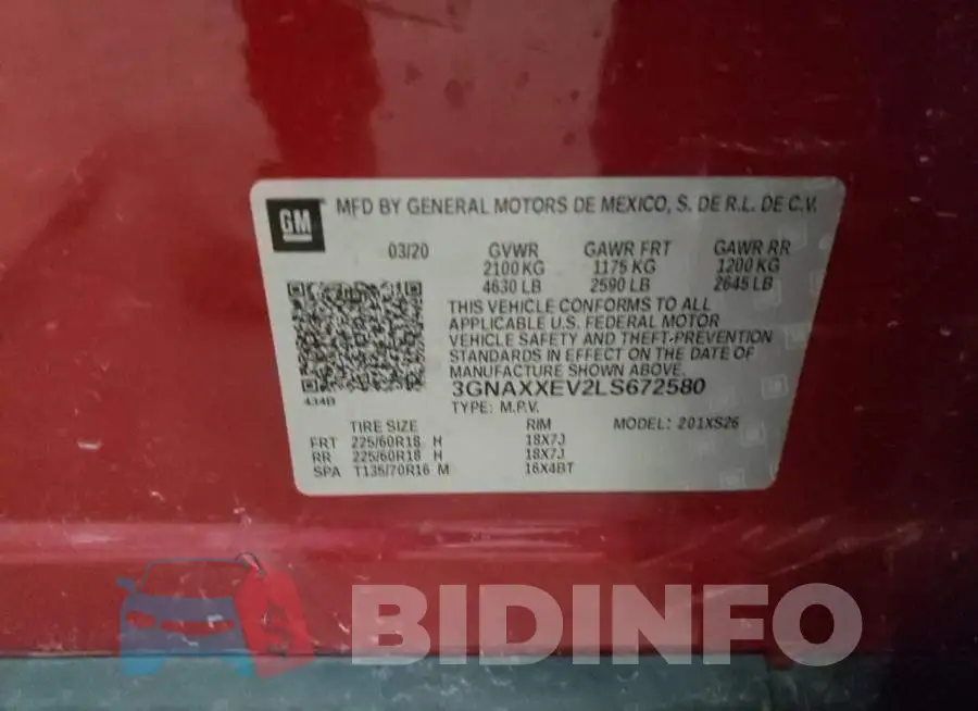 3GNAXXEV2LS672580 Photo# 13