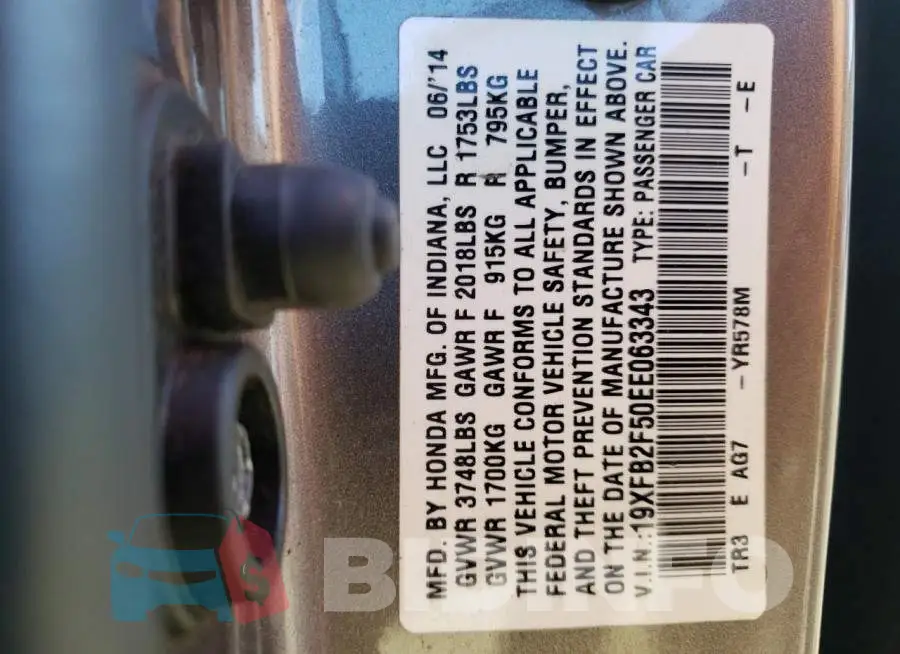 19XFB2F50EE063343 Photo# 12