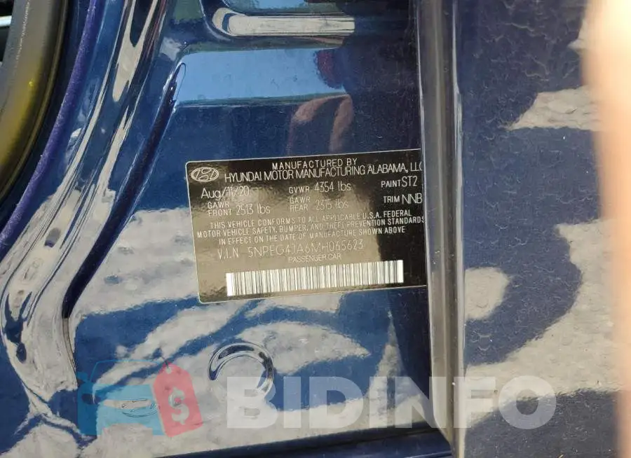 5NPEG4JA6MH065623 Photo# 12