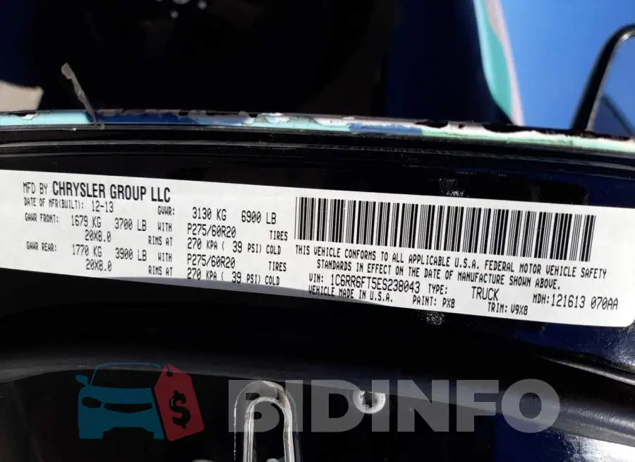 1C6RR6FT5ES238043 Photo# 13