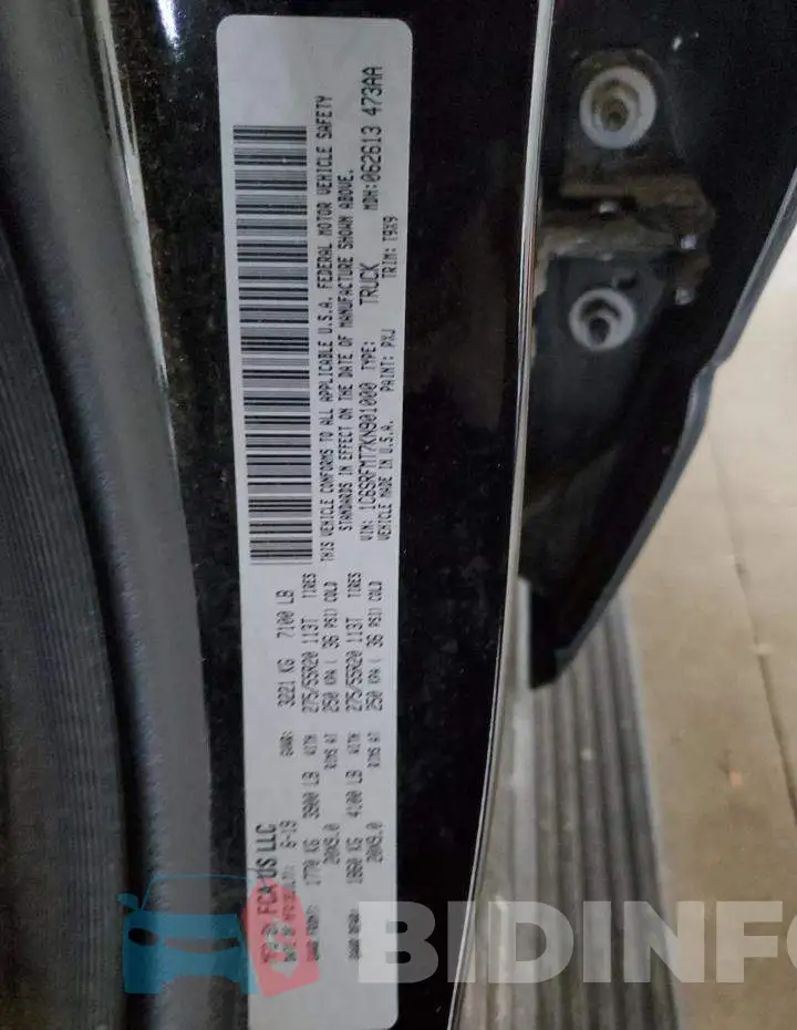 1C6SRFMT7KN901000 Photo# 12