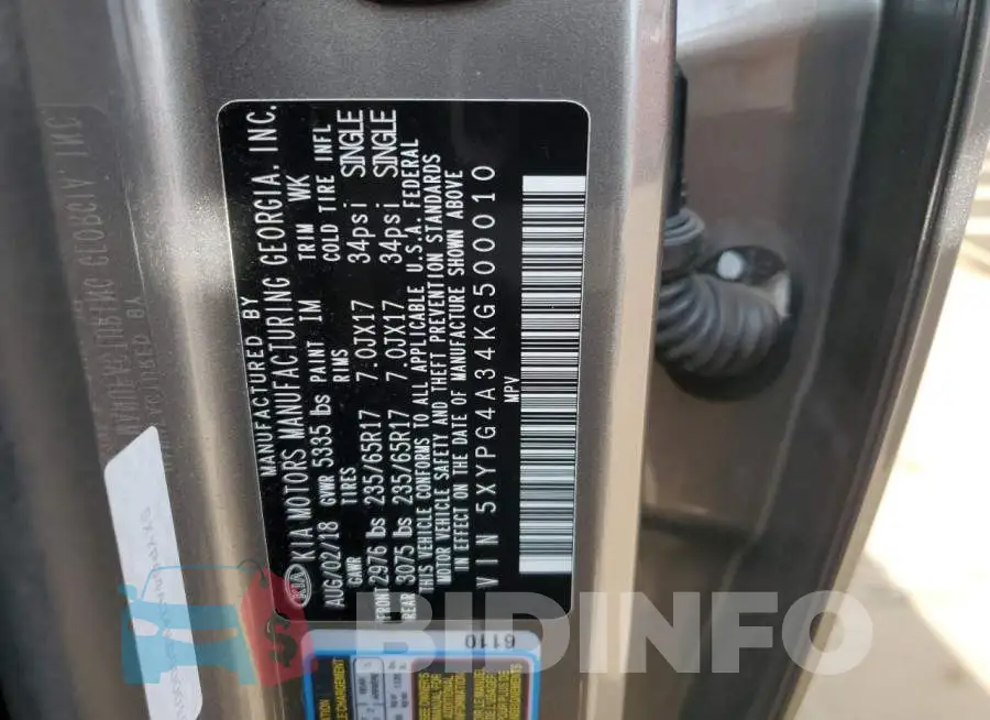5XYPG4A34KG500010 Photo# 13