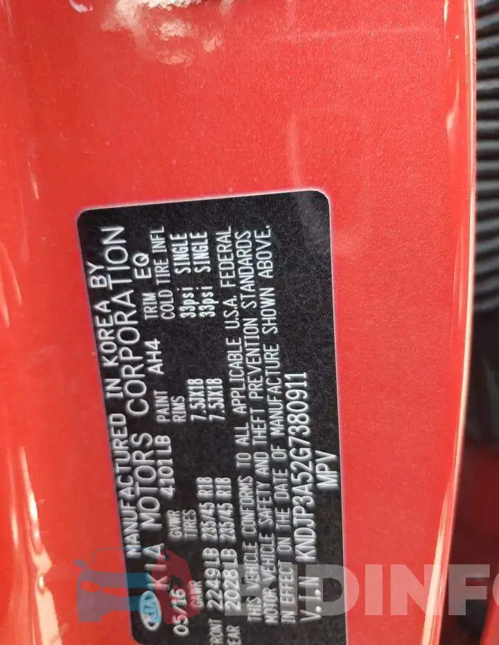KNDJP3A52G7380911 Photo# 12