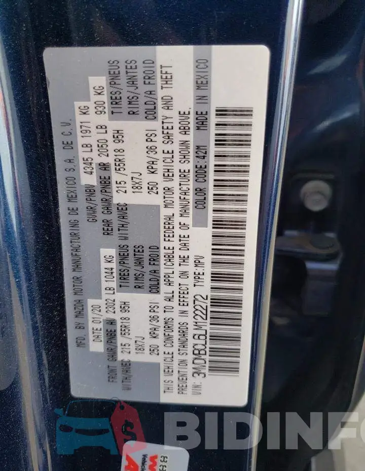 3MVDMBCL6LM122272 Photo# 13