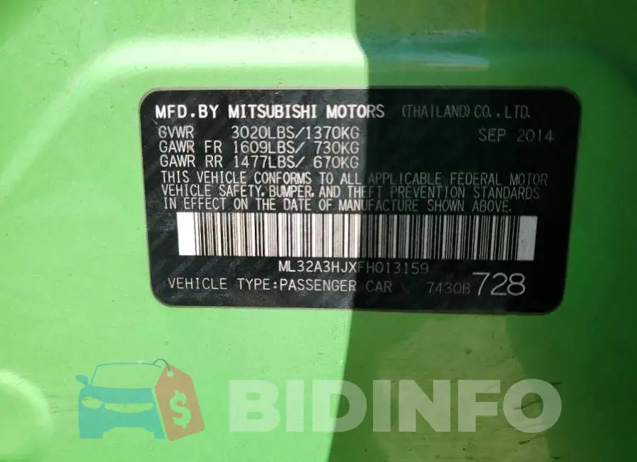 ML32A3HJXFH013159 Photo# 12