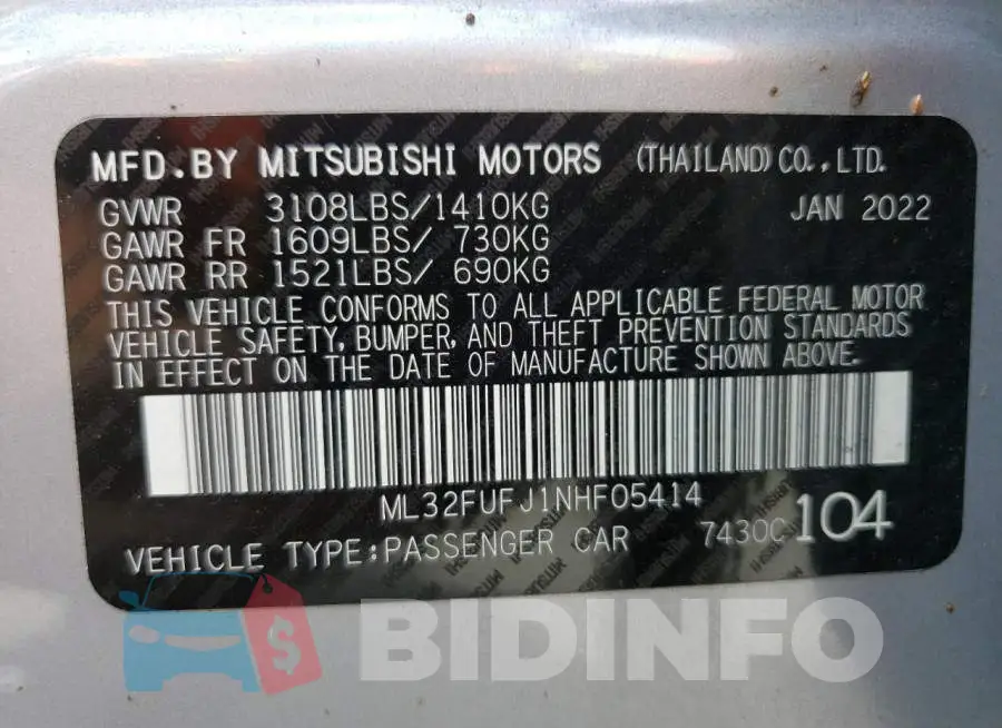 ML32FUFJ1NHF05414 Photo# 12