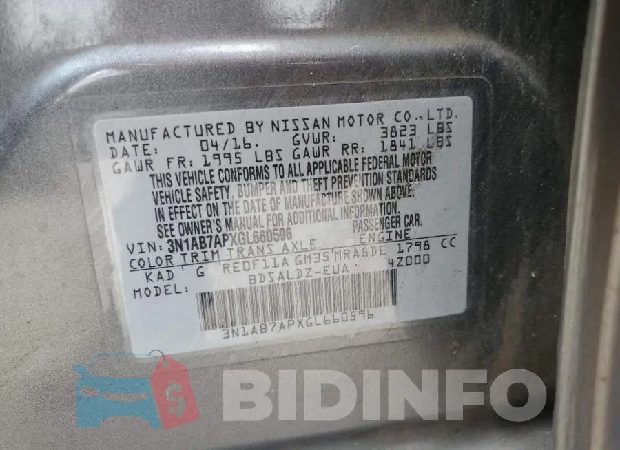 3N1AB7APXGL660596 Photo# 12