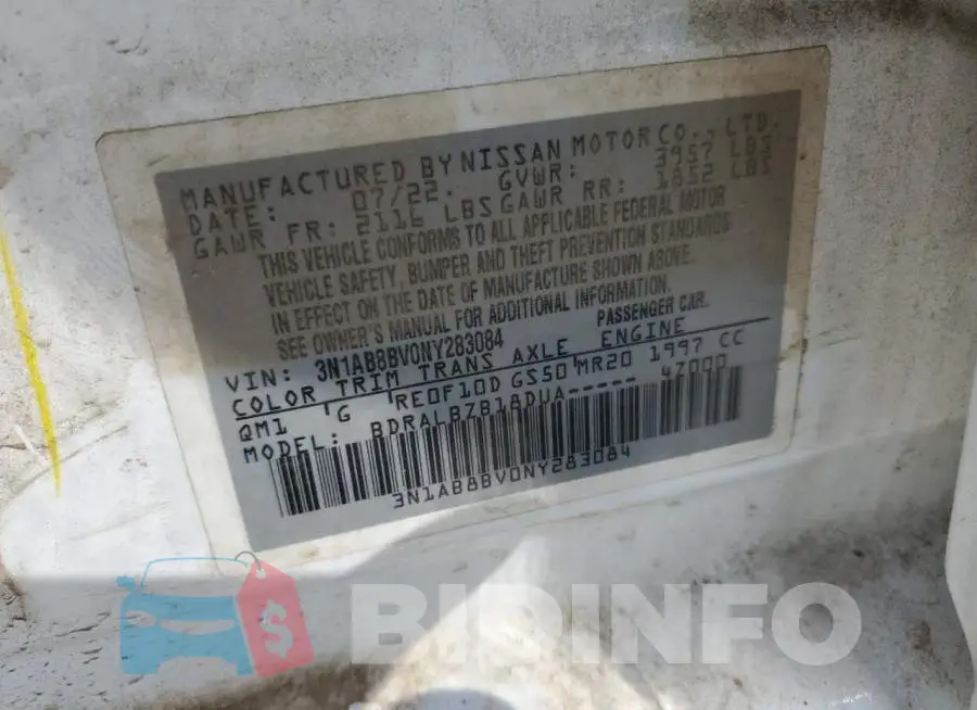 3N1AB8BV0NY283084 Photo# 12