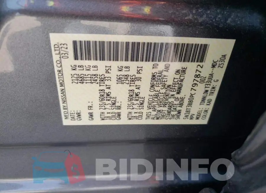 5N1BT3BB0PC797872 Photo# 13