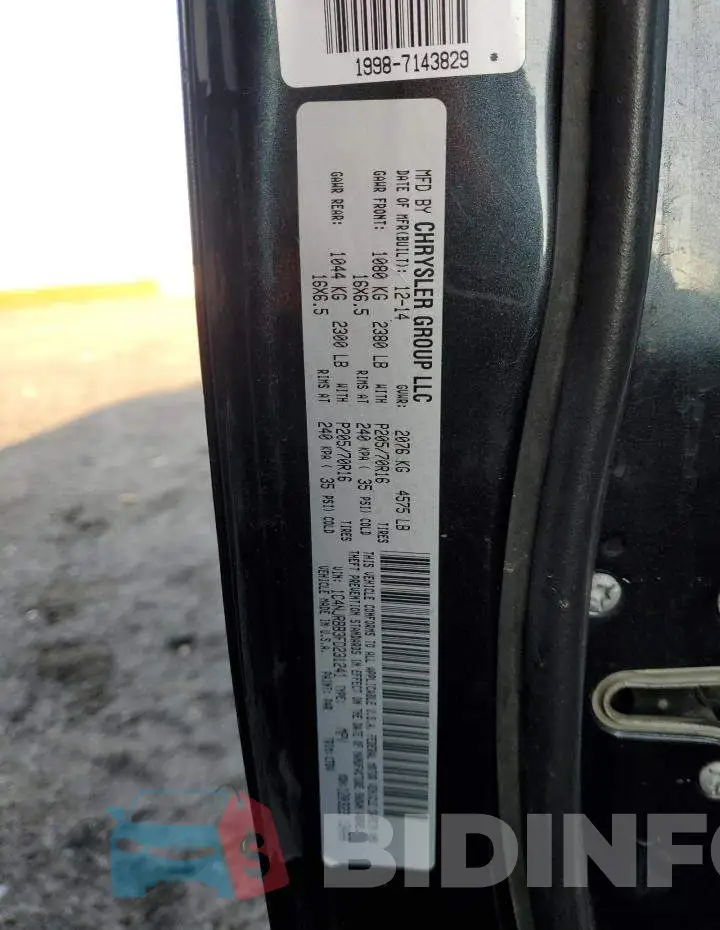 1C4NJRBB3FD231241 Photo# 13