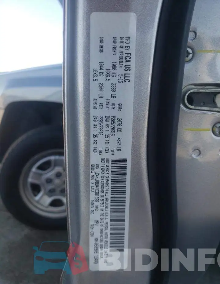 1C4NJRBB4FD381598 Photo# 12