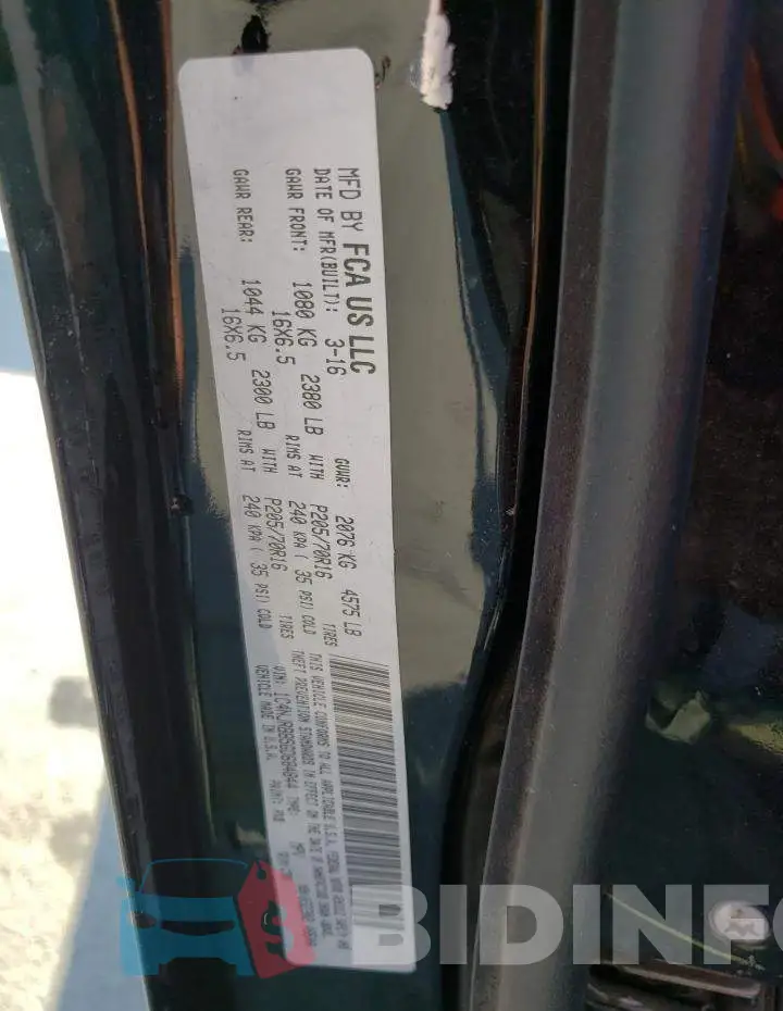 1C4NJRBB5GD684844 Photo# 13