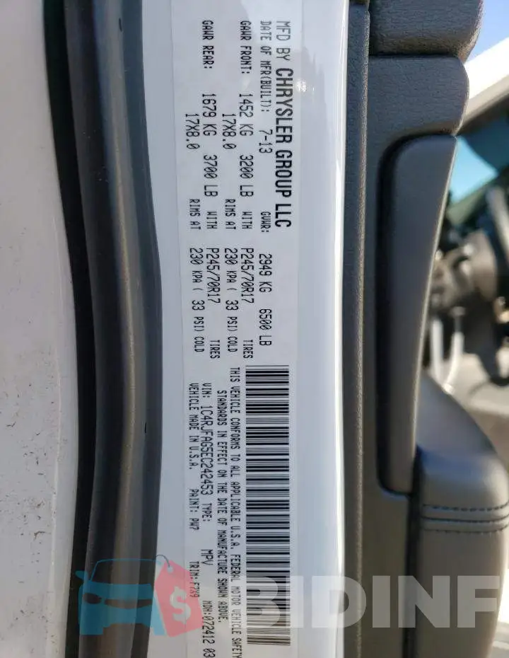 1C4RJFAG5EC242453 Photo# 13