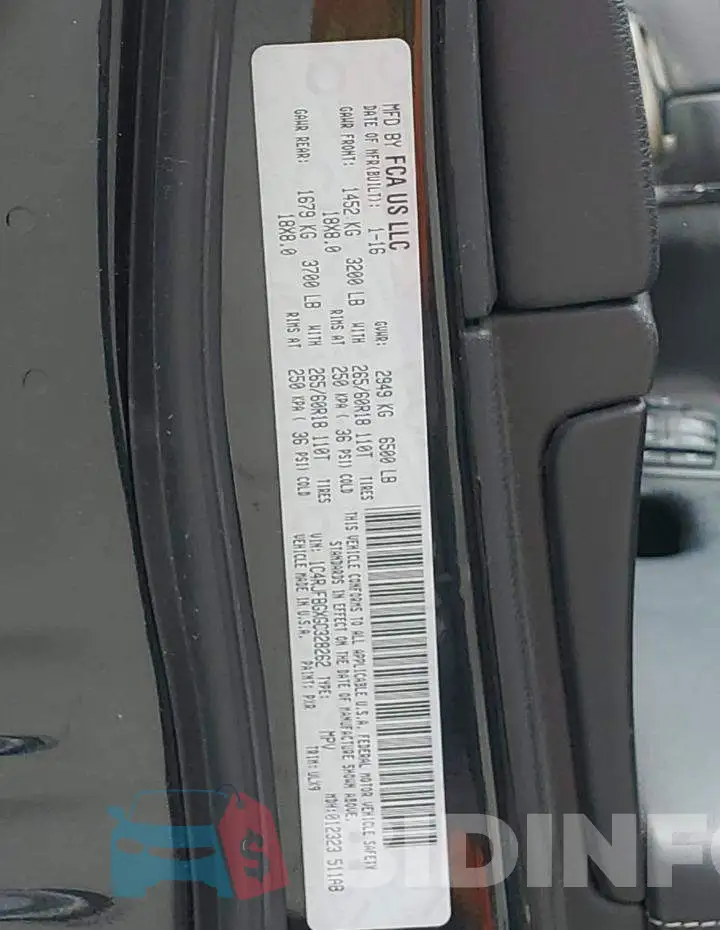1C4RJFBGXGC328262 Photo# 13