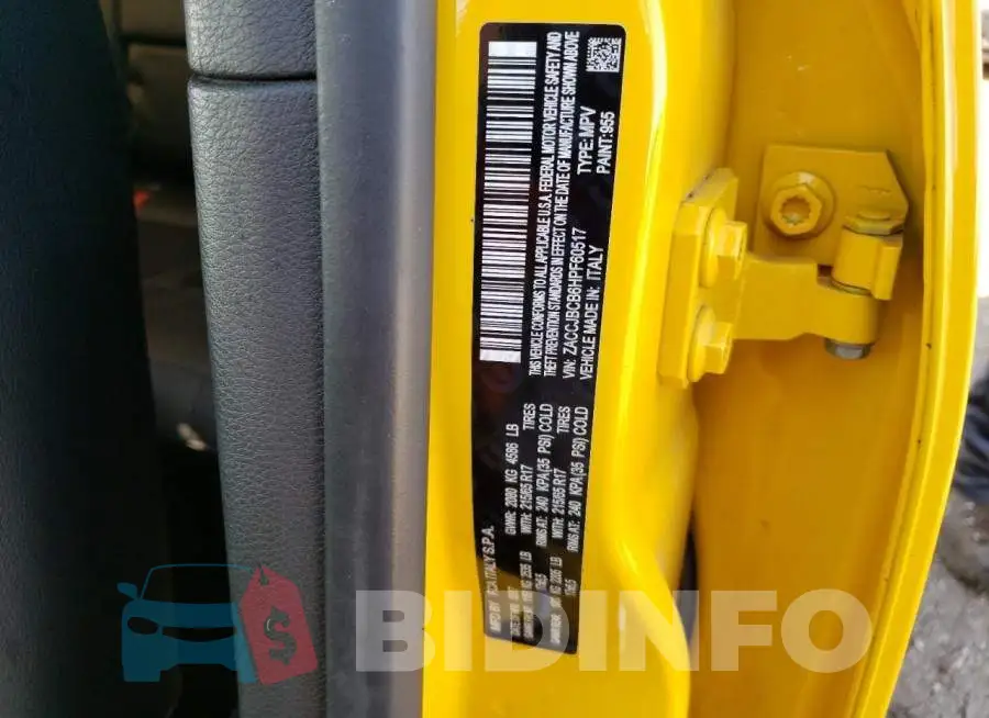ZACCJBCB6HPF60517 Photo# 13