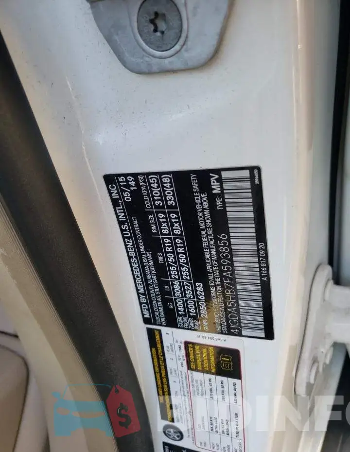 4JGDA5HB7FA593856 Photo# 13