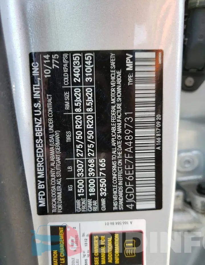 4JGDF6EE7FA489731 Photo# 13