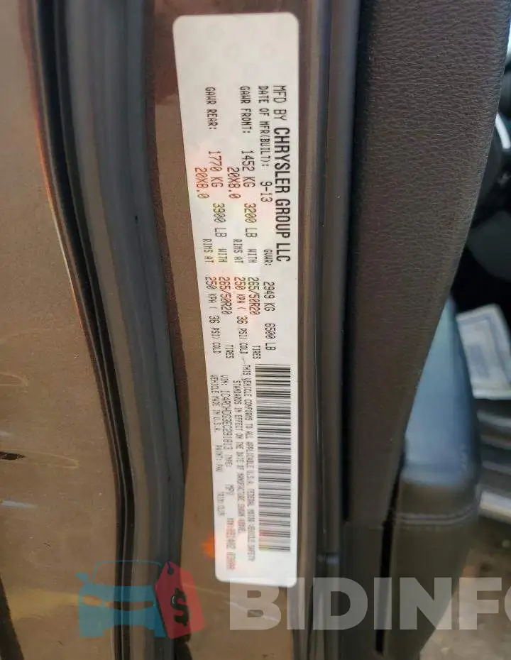 1C4RDHDG3EC291813 Photo# 13